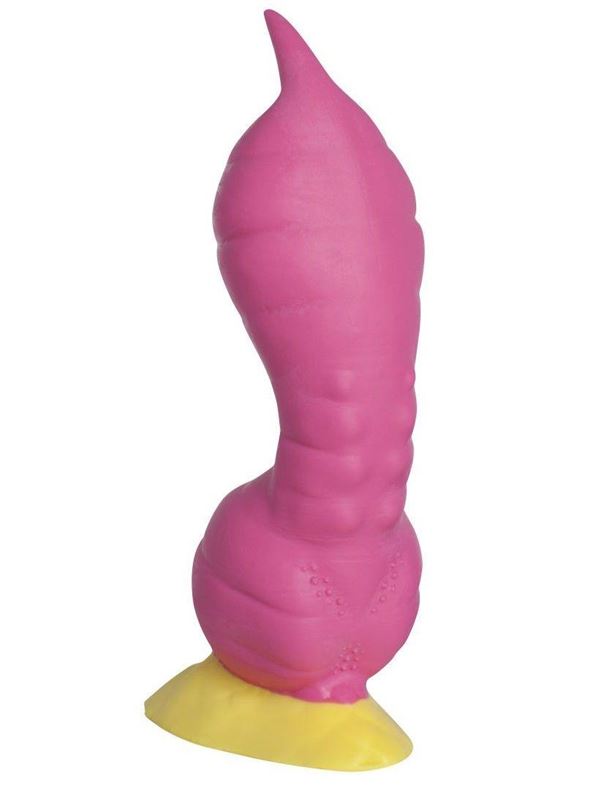 Розовый фаллоимитатор Крок - Medium (24,5 см)