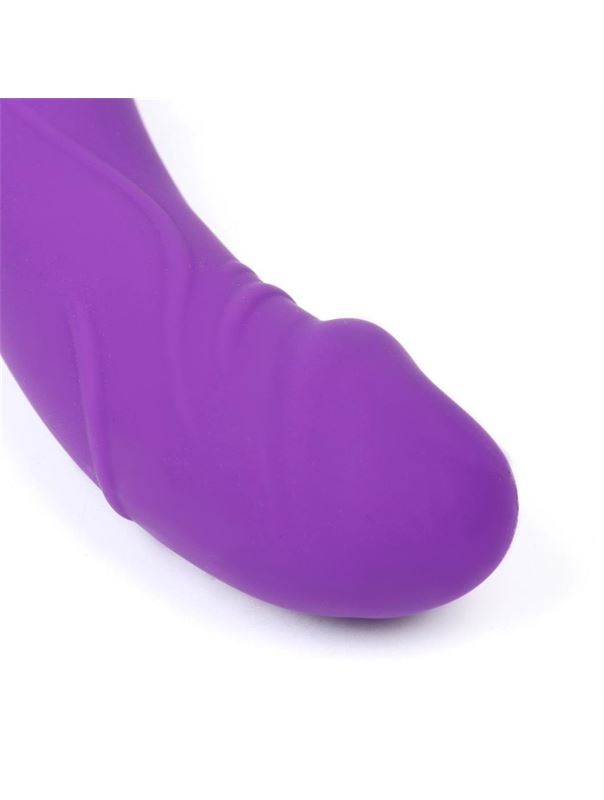 Фиолетовый вибратор для стимуляции точки G (22 см)