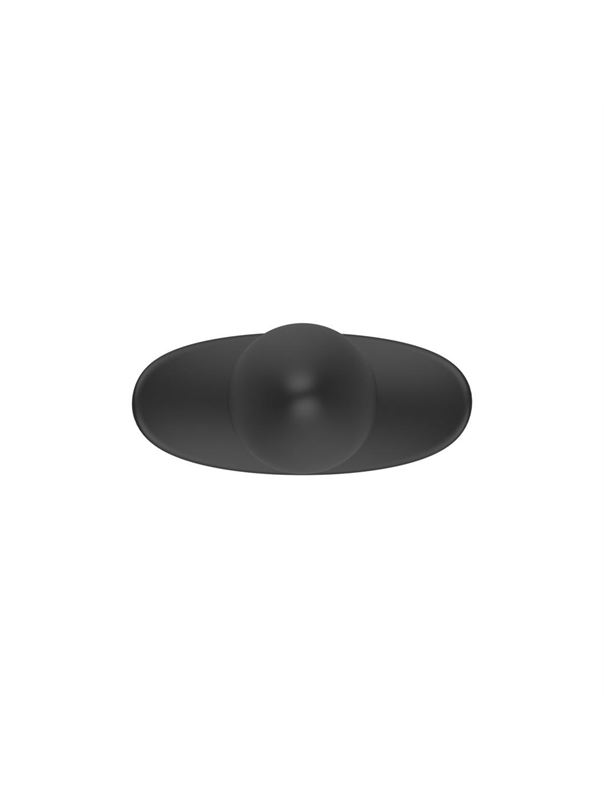 Черная анальная вибропробка Anal Vibrator с пультом ДУ (13,5 см)