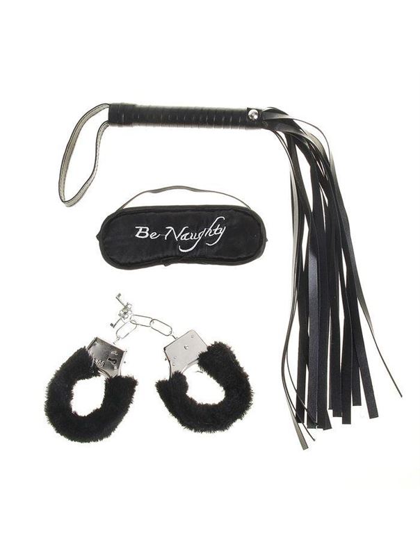 Набор для влюбленных: плетка, наручники, повязка