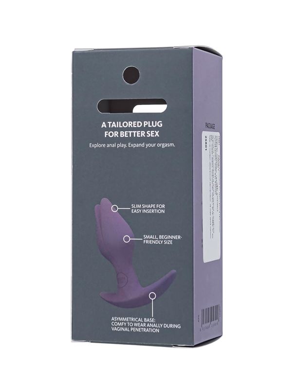 Фиолетовый анальный стимулятор Bootie Fem (8,5 см)