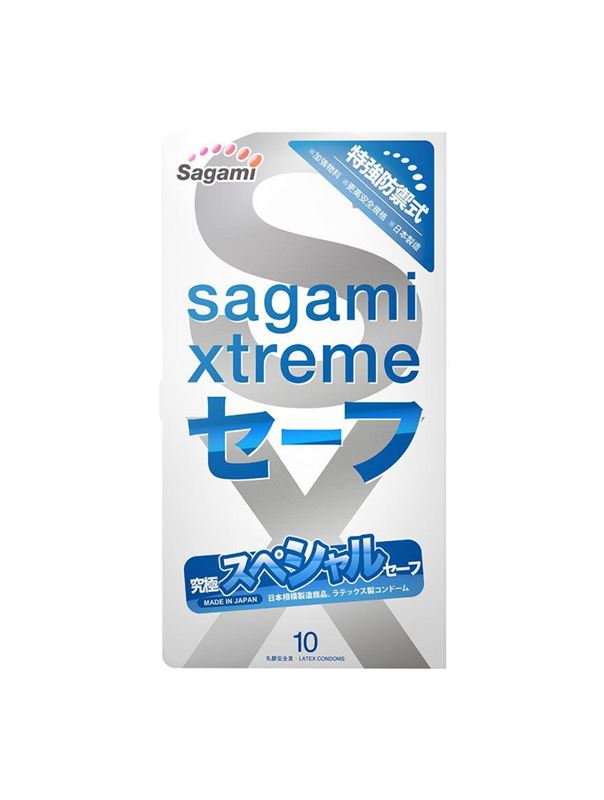 Презервативы Sagami Xtreme Ultrasafe с двойным количеством смазки (10 шт)