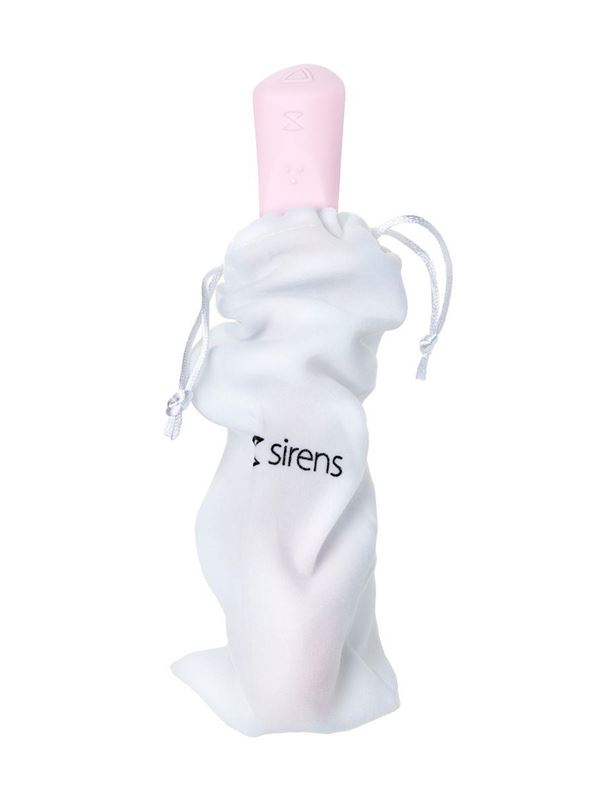 Нежно-розовый гибкий водонепроницаемый вибратор Sirens Venus (22 см)