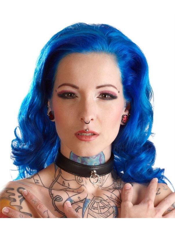 Чёрный ошейник Bad Kitty Bondage Collar