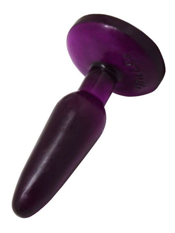 Фиолетовая анальная пробка HONEY DOLLS (16 см)
