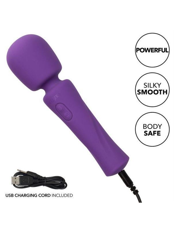 Фиолетовый вибратор ванд Stella Liquid Silicone Massager (17,25 см)