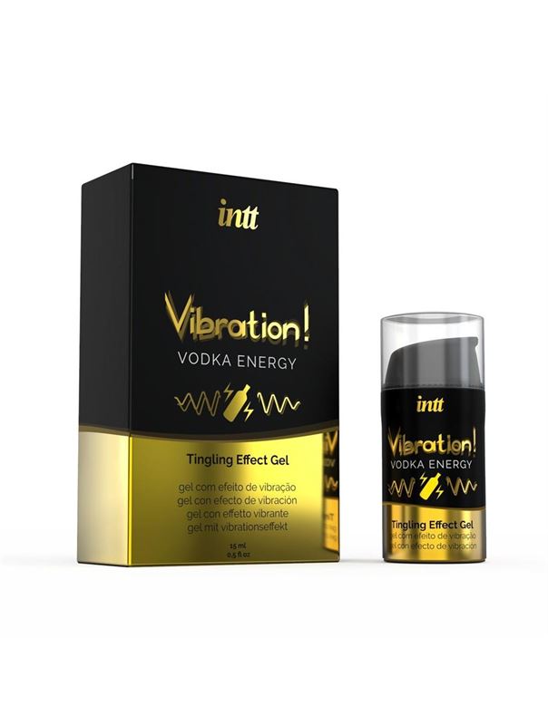 Жидкий интимный гель с эффектом вибрации Vibration! Vodka Energy (15 мл)