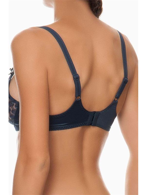 Бюстгальтер балконет с узором в виде ромашек