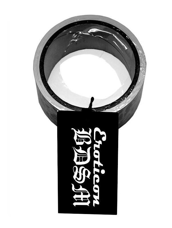 Черный скотч для бондажа (17 м)