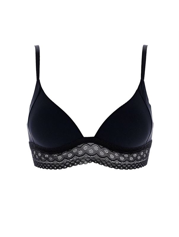 Декольтированный бюстгальтер с уплотненными чашками