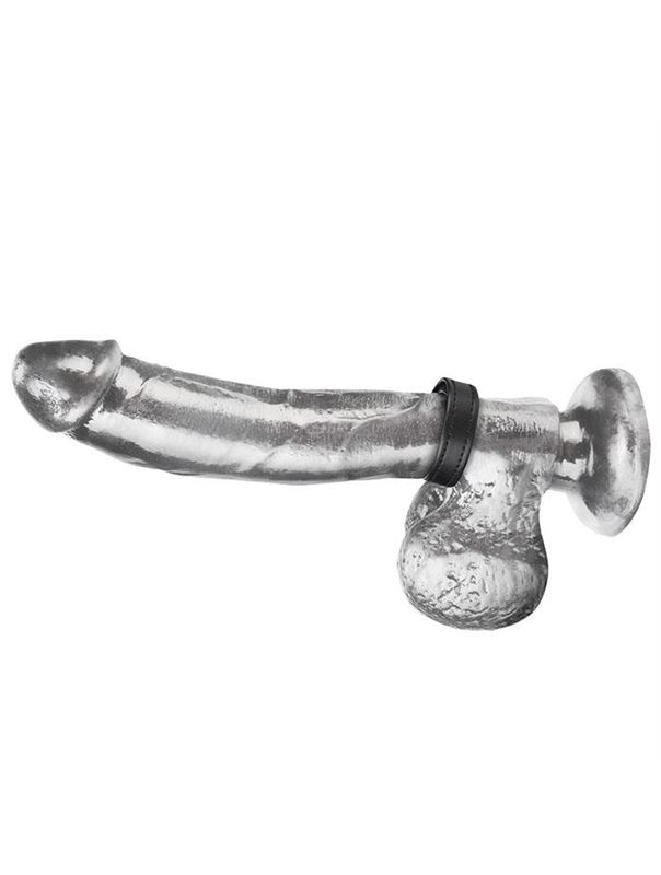 Кольцо на пенис из искусственной кожи на липучке VELCRO COCK RING - 5 см.