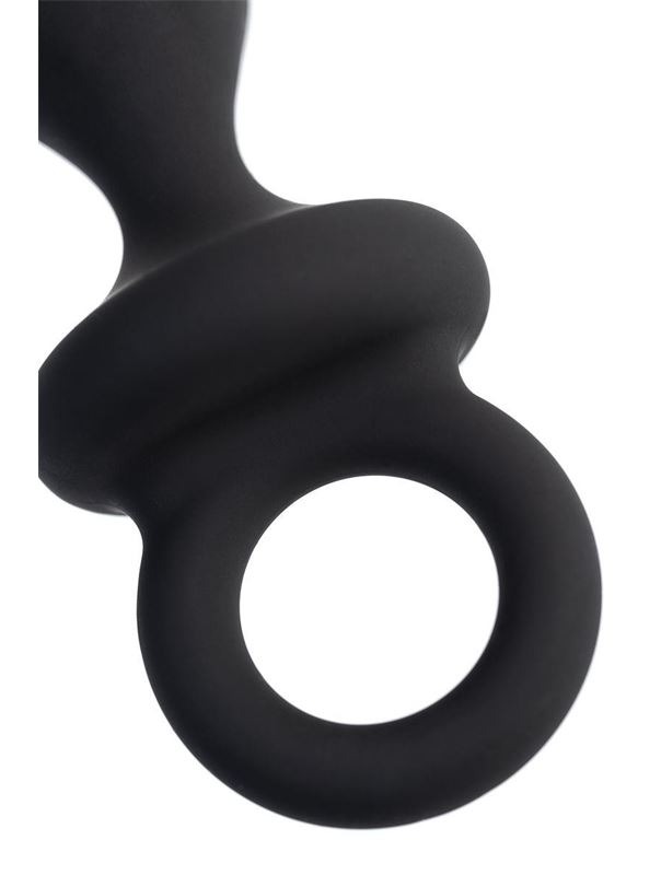 Черная анальная пробка Strob M (13,5 см)