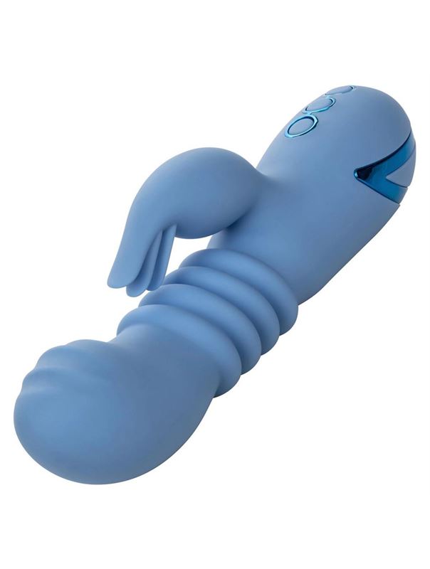 Голубой вибромассажер кролик Santa Cruz Coaster
