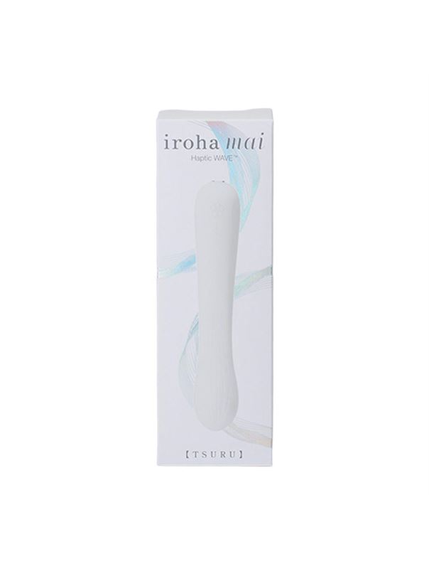 Белый вибратор Iroha Mai Tsuru (17,4 см)