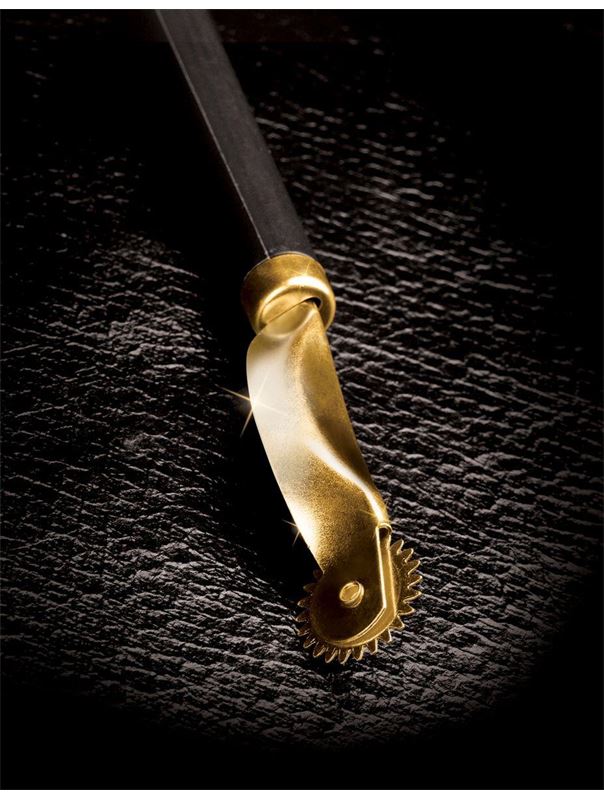 Золотисто-черное колесо Вартенберга Wartenberg Wheel