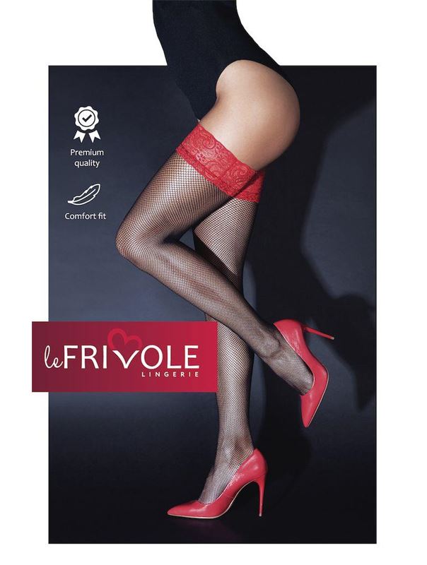 Чулки с кружевной резинкой без силикона