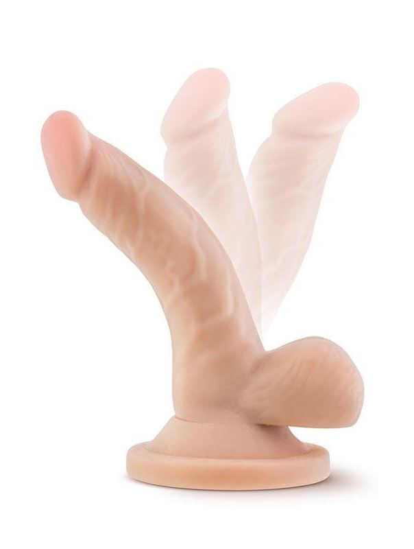 Телесный анальный фаллоимитатор Dr. Skin 4" Mini Cock (12 см)