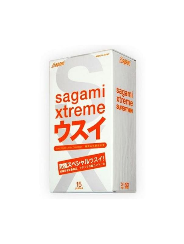 Ультратонкие презервативы Sagami Xtreme SUPERTHIN (15 шт)