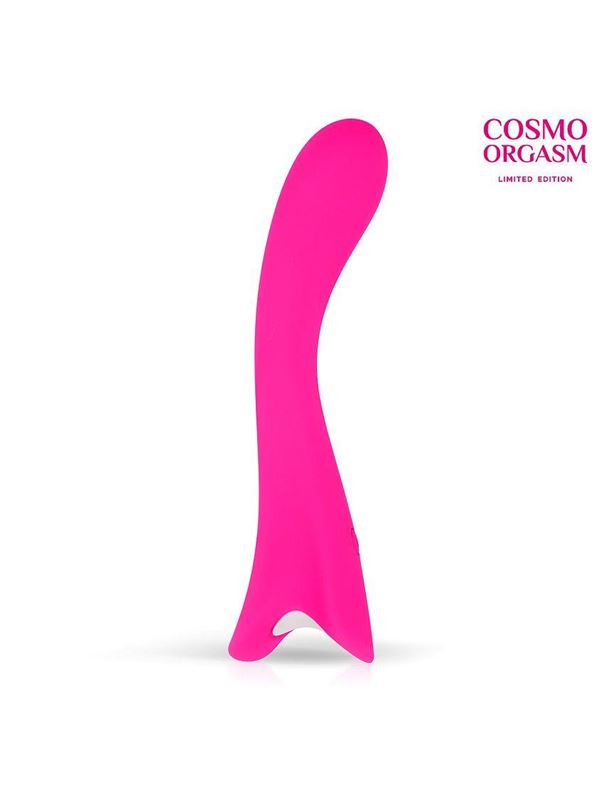 Розовый вибратор для G-стимуляции с 9 режимами вибрации (19,9 см)