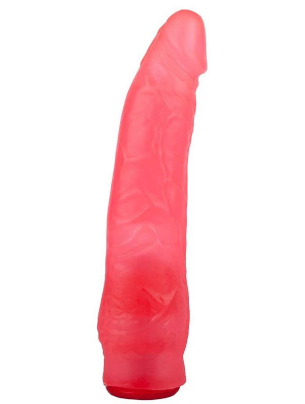 Реалистичная насадка Harness розового цвета (20 см)