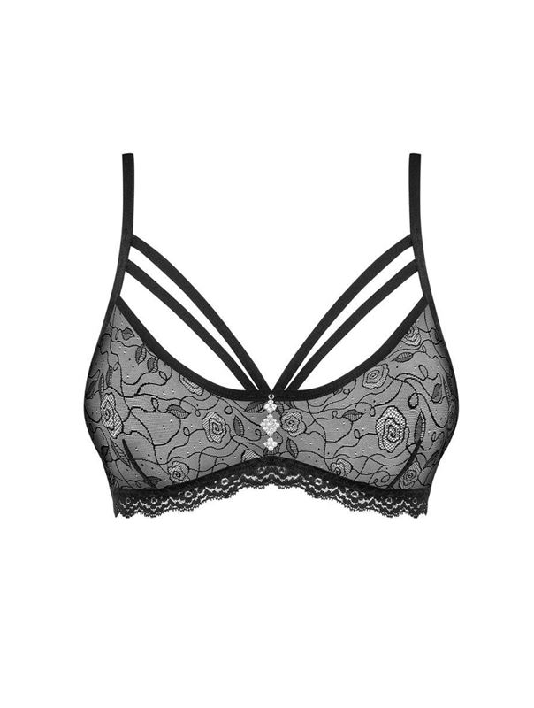 Ажурный бюстгальтер с подвеской по центру