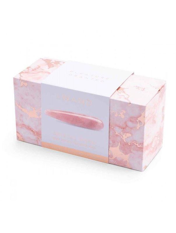 Массажер Le Wand Crystal Wand из розового кварца