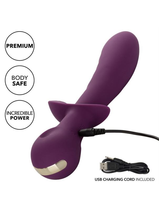 Фиолетовый универсальный вибратор Lover (22,25 см)