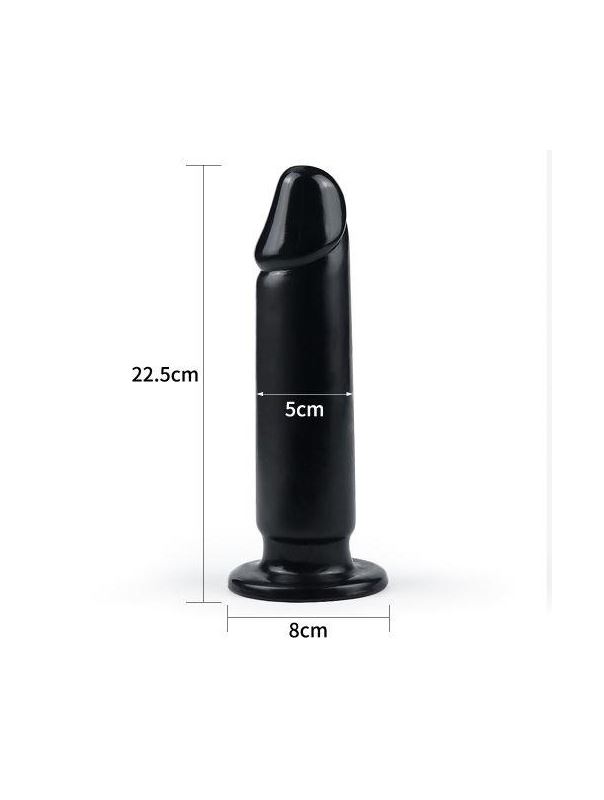 Черный анальный фаллоимитатор 9.25 King Sized Anal Dildo (22,5 см)