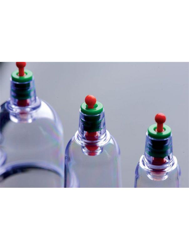 Набор помп для стимуляции Sukshen 6 Piece Cupping Set with Acu-Points