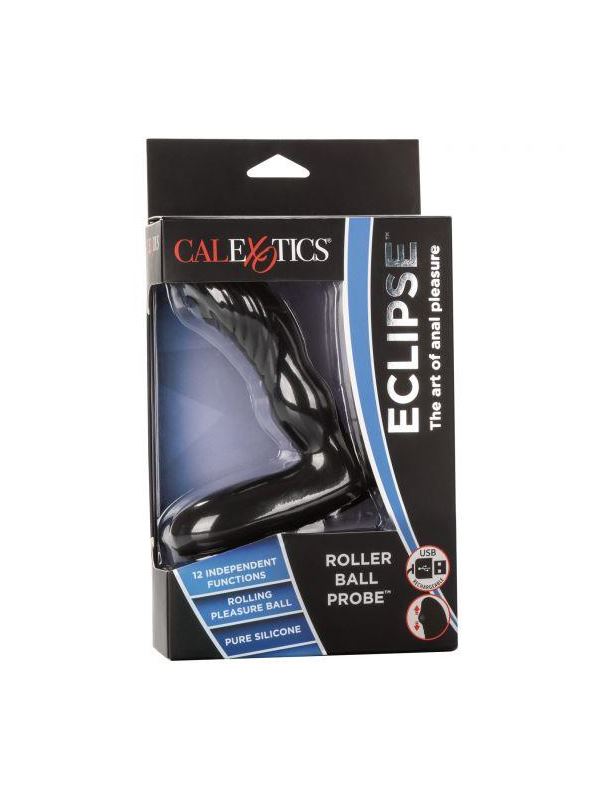 Перезаряжаемый массажер простаты Eclipse Roller Ball Probe (12,75 см)