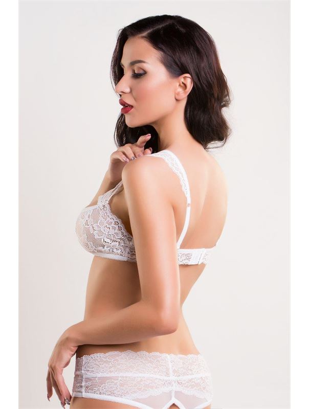 Кружевной бралетт с перемычками