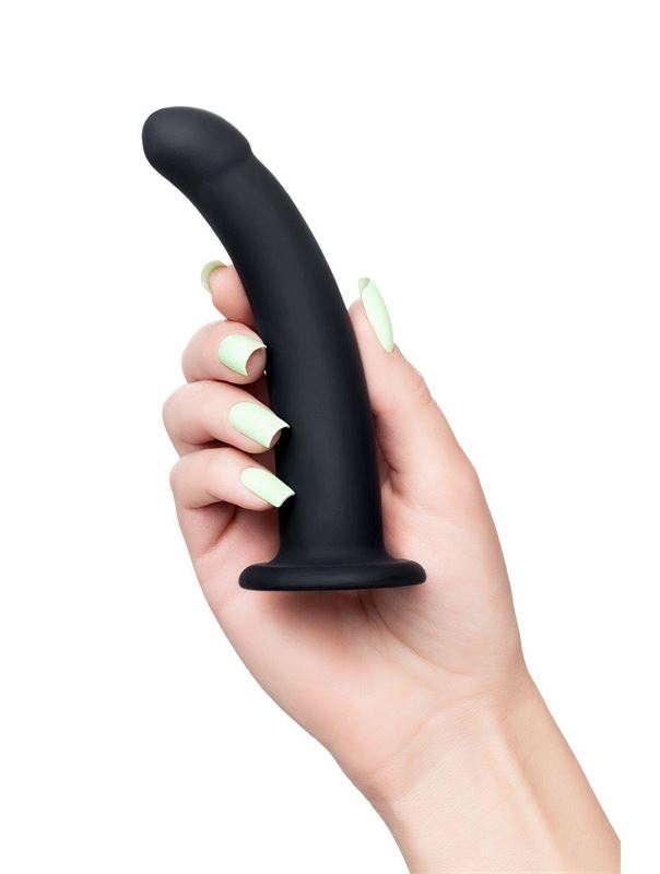 Черный анальный фаллоимитатор Serpens (14 см)