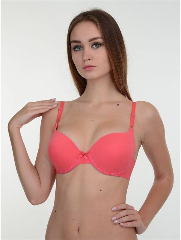 Бесшовный бюстгальтер пуш-ап на косточках