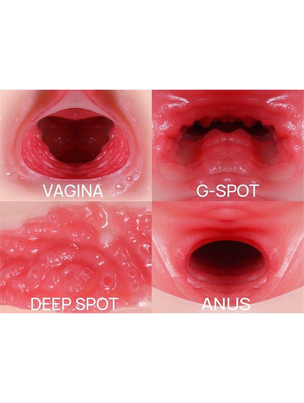Мастурбатор-полуторс с двойным слоем материала Maria Onahole Real Vagina