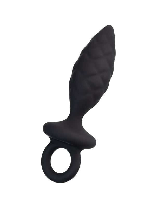 Черная анальная пробка Strob S (11,7 см)