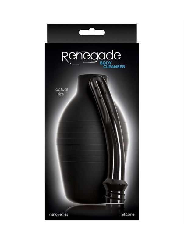 Черный анальный душ Renegade Body Cleanser