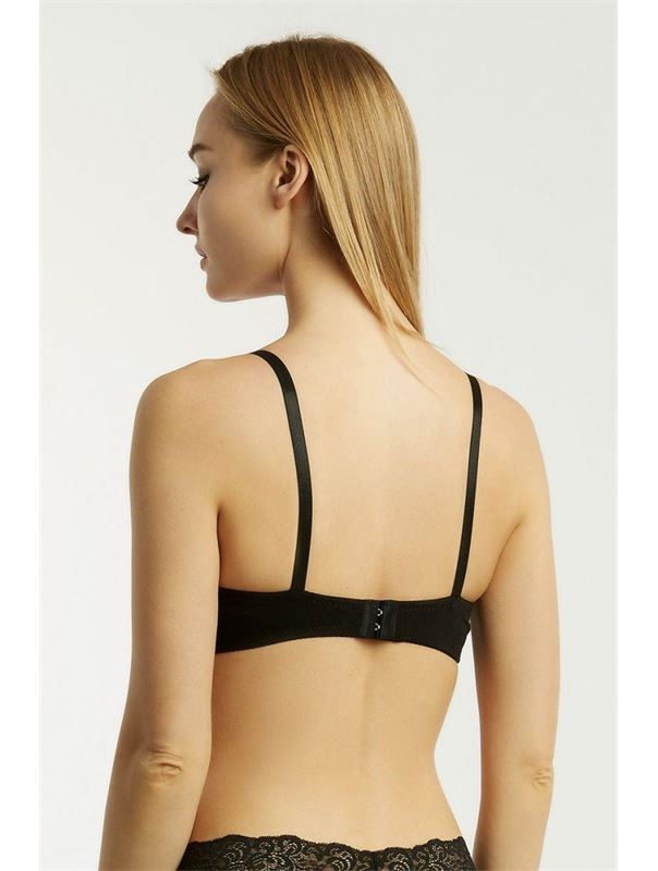 Бюстгальтер с кружевным станом с люрексом