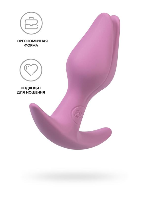 Розовый анальный стимулятор Bootie Fem (8,5 см)